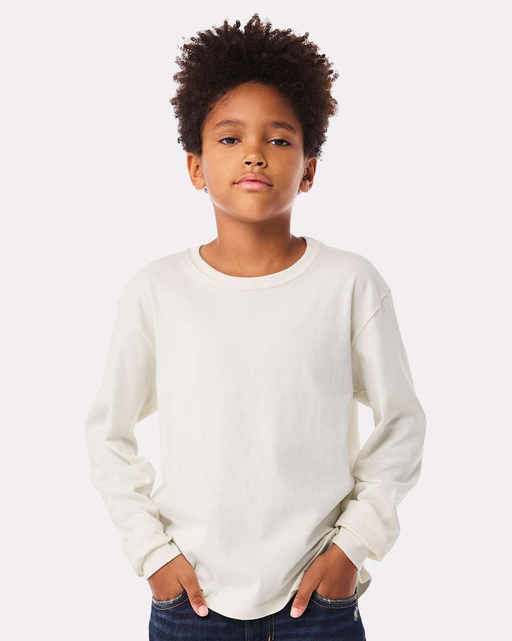 BELLA + CANVAS-3511Y-Youth 6oz. Heavyweight Long Sleeve Tee - Image 65