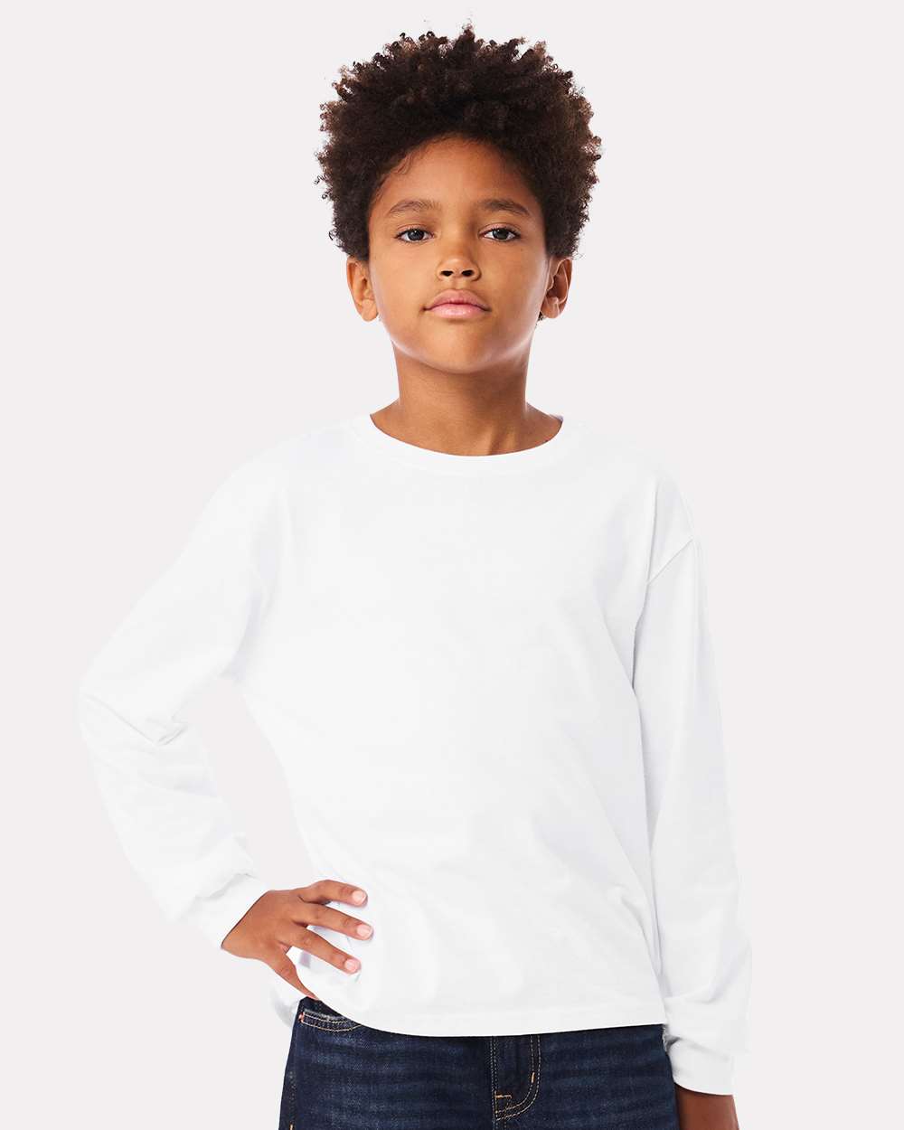 BELLA + CANVAS-3511Y-Youth 6oz. Heavyweight Long Sleeve Tee - Image 71