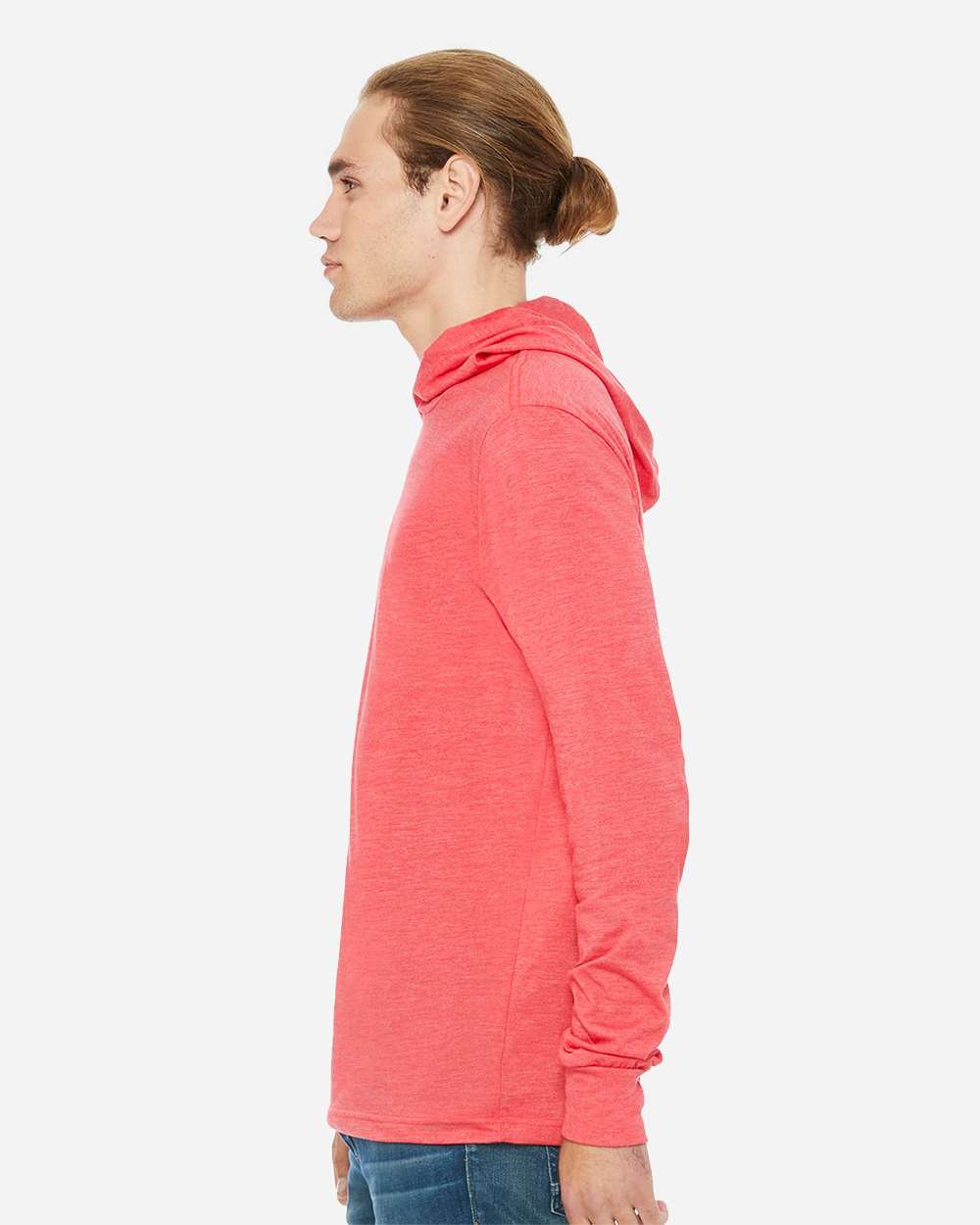 BELLA + CANVAS-3512-Jersey Hooded Long Sleeve Tee - Image 27