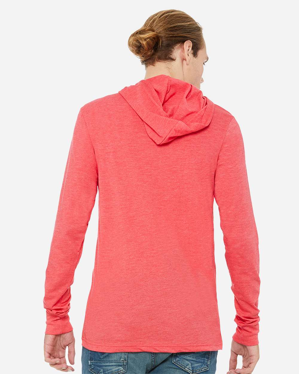 BELLA + CANVAS-3512-Jersey Hooded Long Sleeve Tee - Image 28