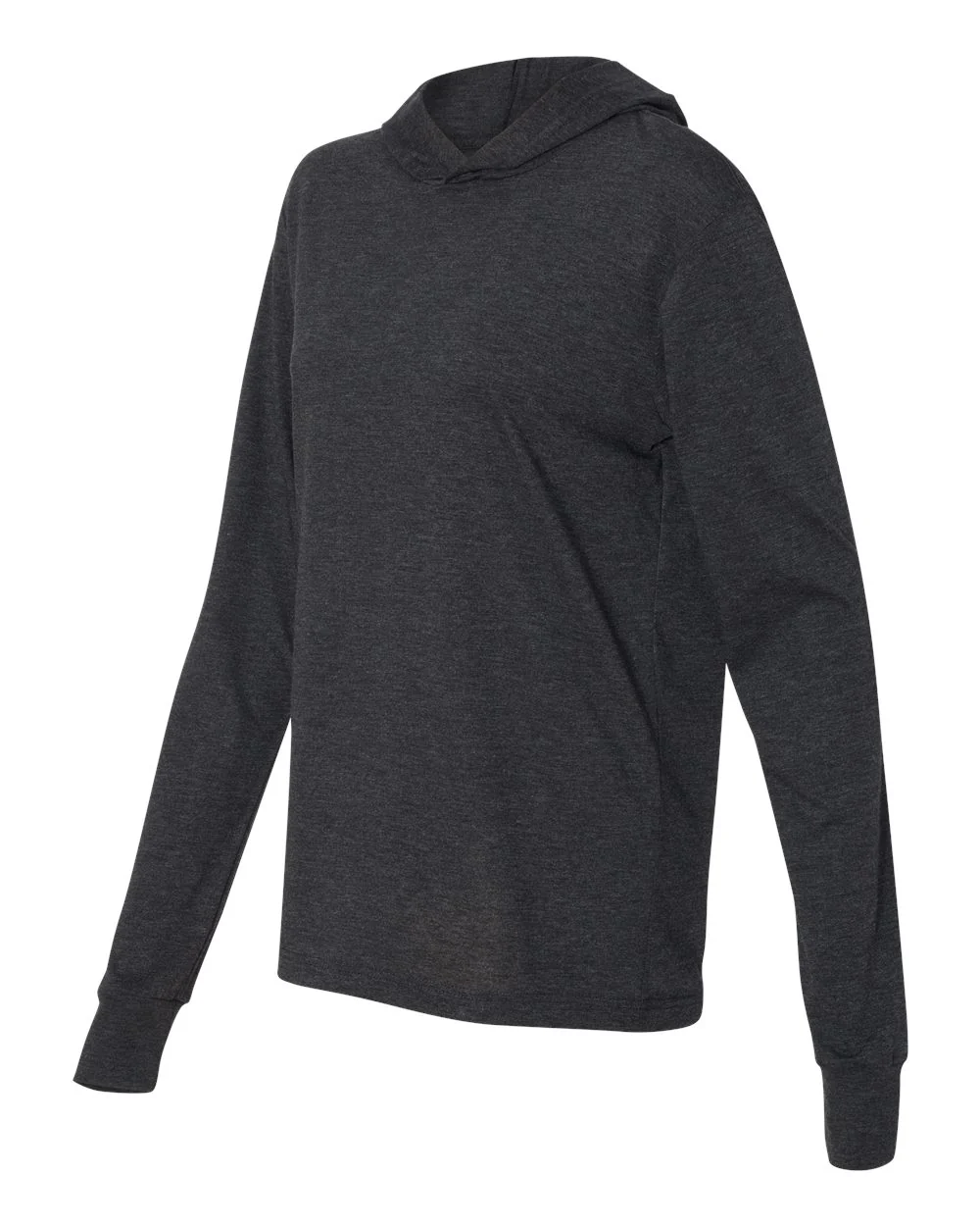 BELLA + CANVAS-3512-Jersey Hooded Long Sleeve Tee - Image 7