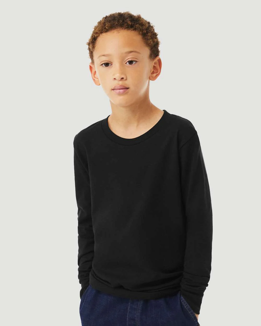 BELLA + CANVAS-3513Y-Youth Triblend Long Sleeve Tee - Image 23