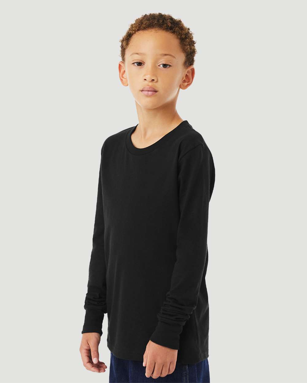 BELLA + CANVAS-3513Y-Youth Triblend Long Sleeve Tee - Image 24
