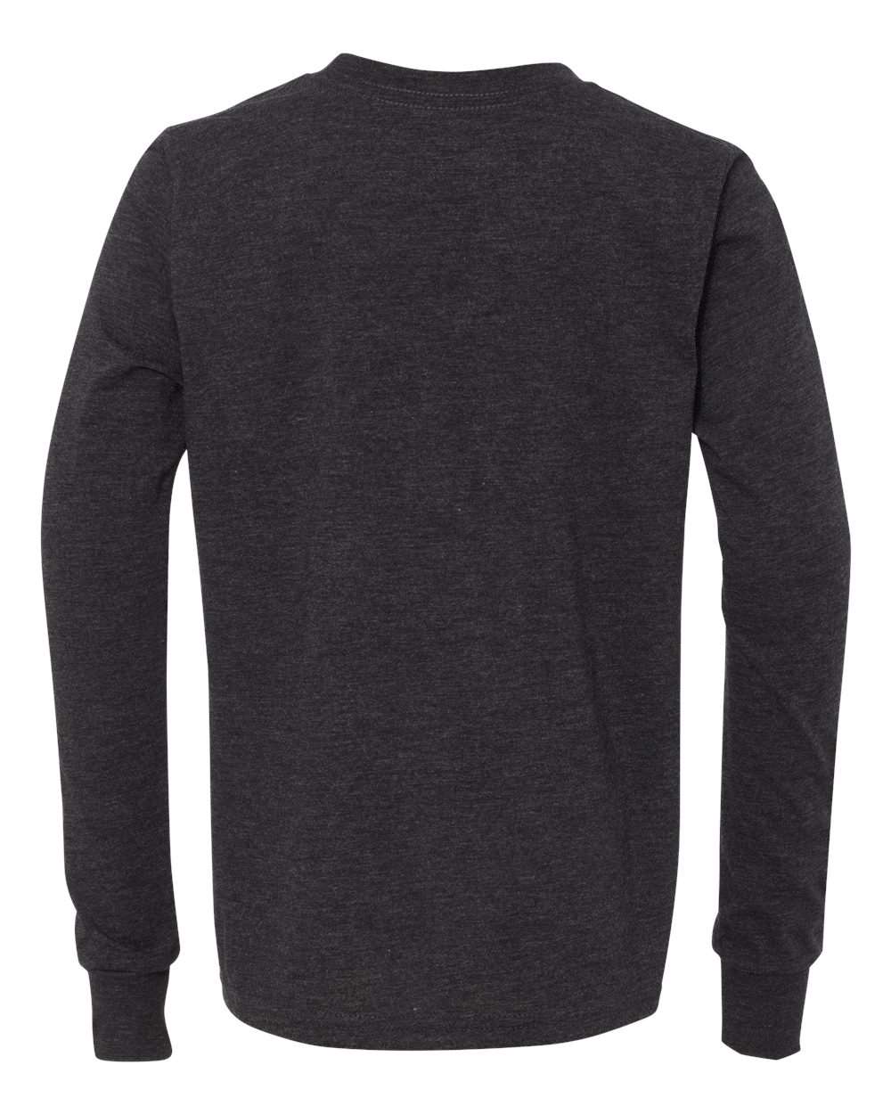 BELLA + CANVAS-3513Y-Youth Triblend Long Sleeve Tee - Image 3