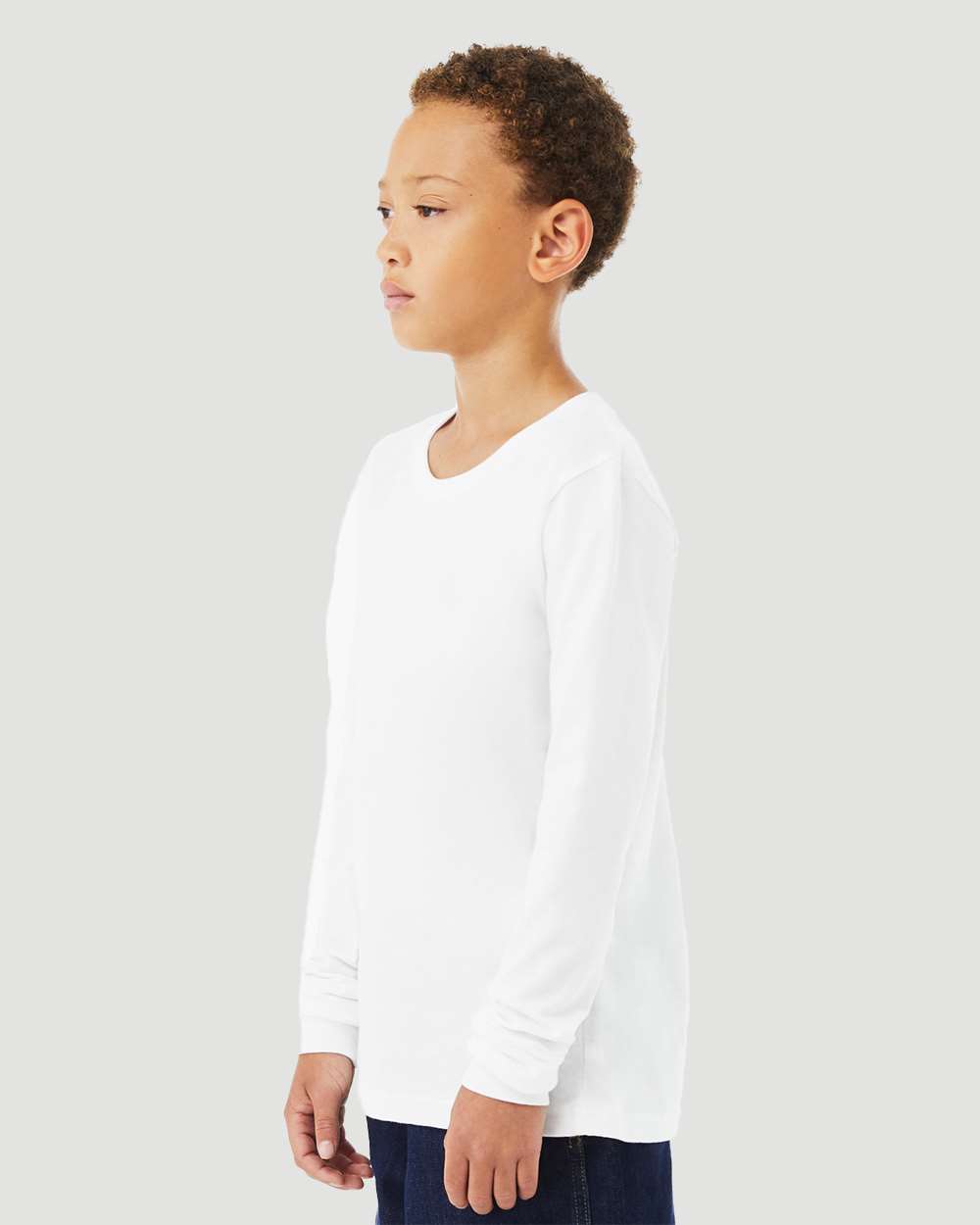 BELLA + CANVAS-3513Y-Youth Triblend Long Sleeve Tee - Image 30