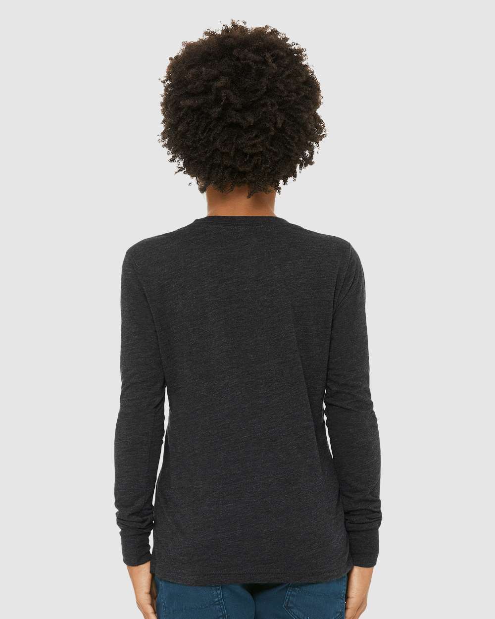 BELLA + CANVAS-3513Y-Youth Triblend Long Sleeve Tee - Image 7