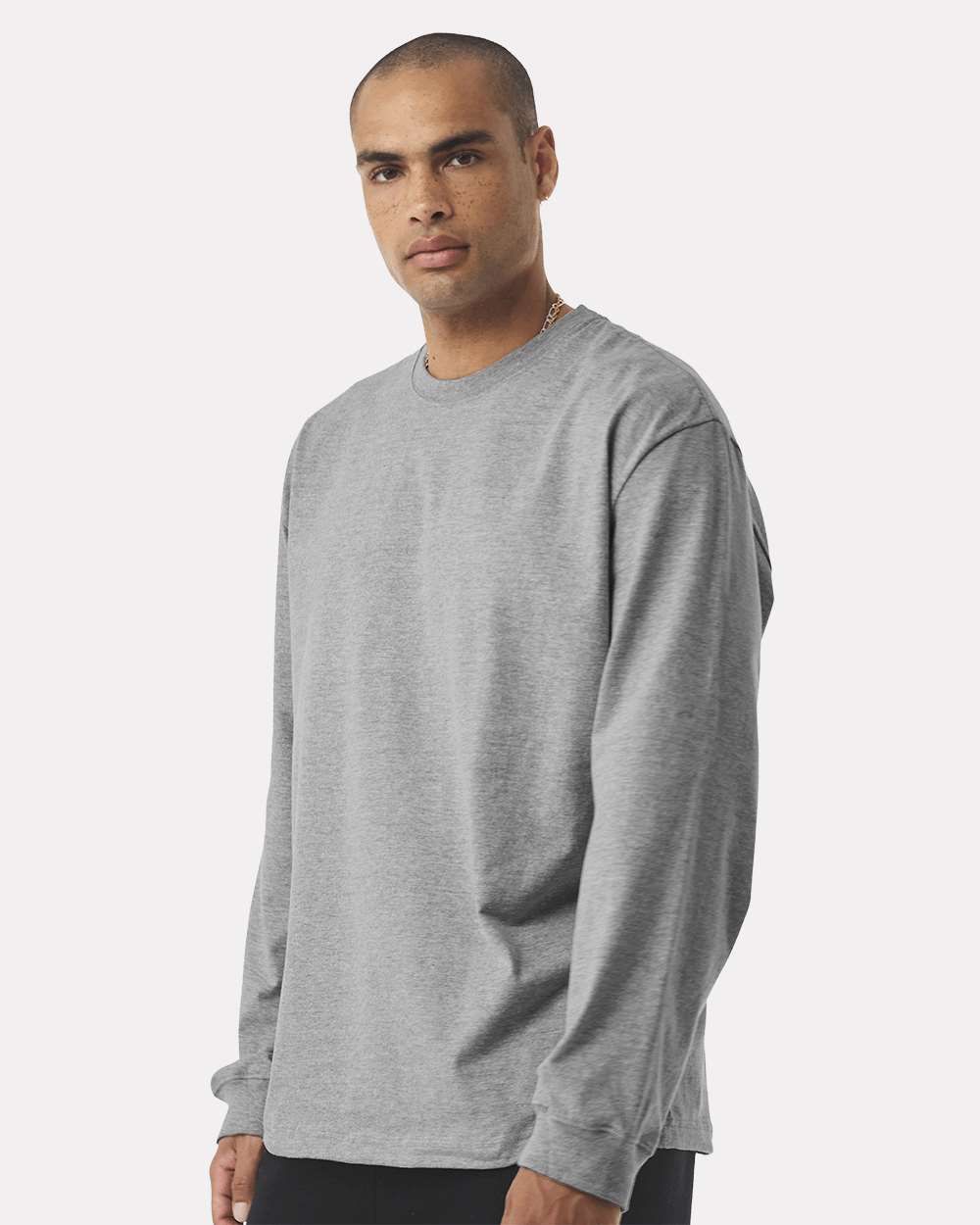 BELLA + CANVAS-4651-7.5 oz Heavyweight Long Sleeve Tee - Image 12