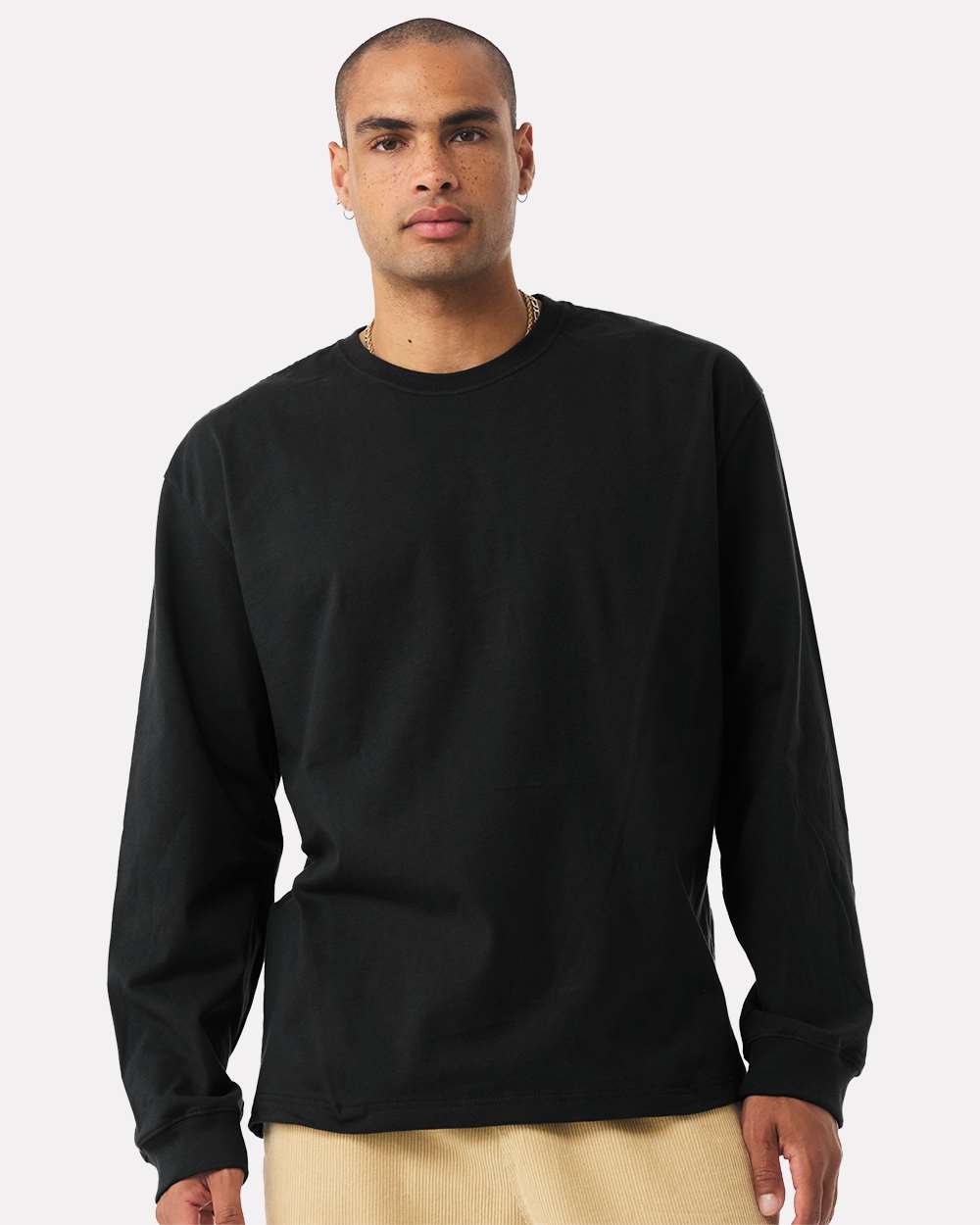 BELLA + CANVAS-4651-7.5 oz Heavyweight Long Sleeve Tee - Image 17