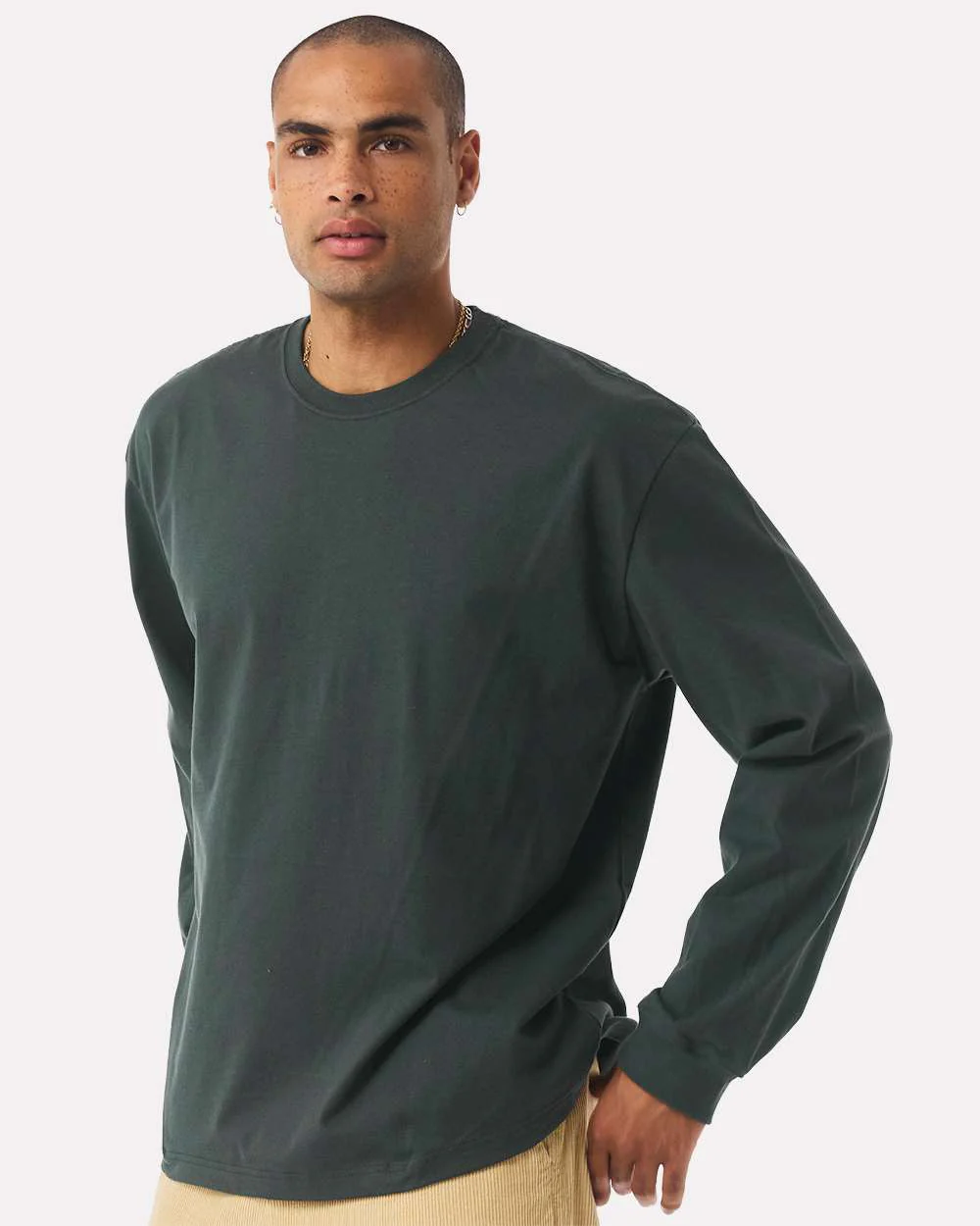 BELLA + CANVAS-4651-7.5 oz Heavyweight Long Sleeve Tee - Image 36