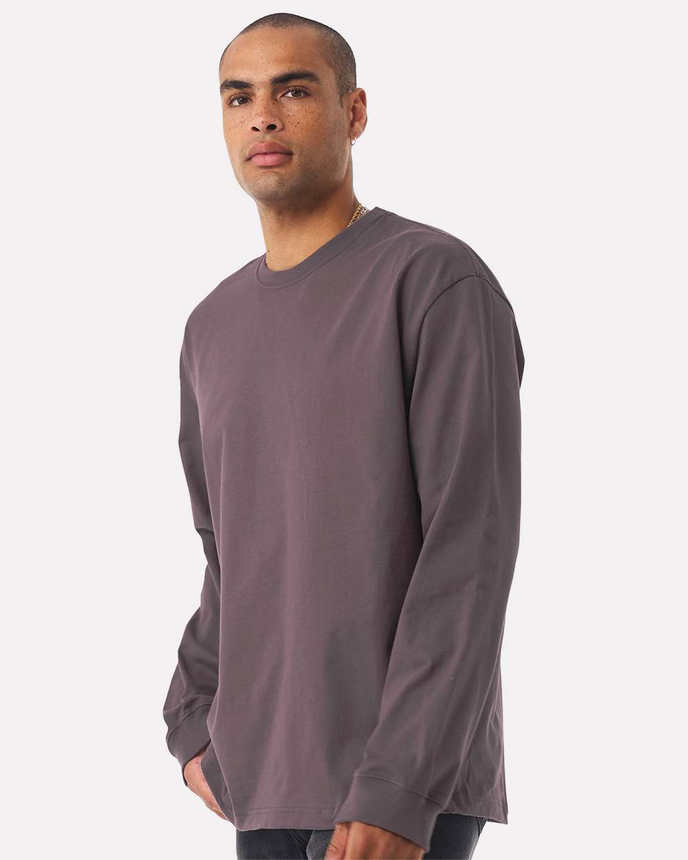BELLA + CANVAS-4651-7.5 oz Heavyweight Long Sleeve Tee - Image 42