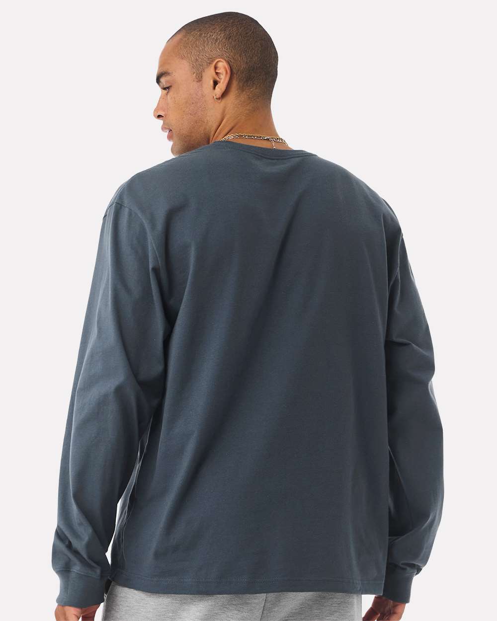 BELLA + CANVAS-4651-7.5 oz Heavyweight Long Sleeve Tee - Image 49