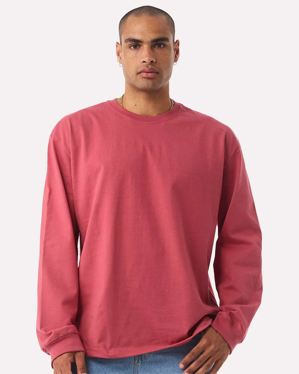 BELLA + CANVAS-4651-7.5 oz Heavyweight Long Sleeve Tee - Image 53