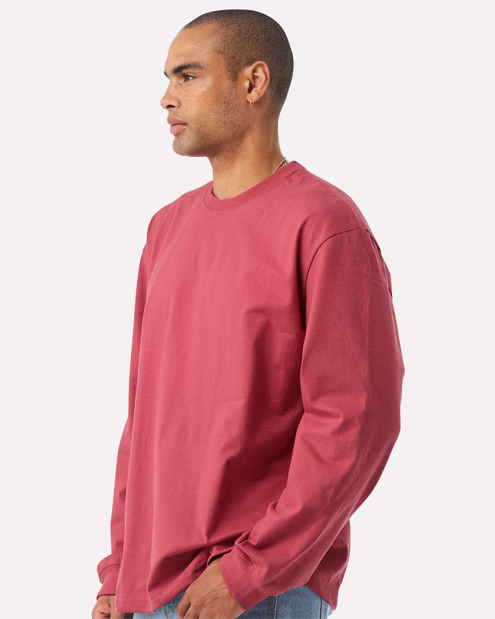 BELLA + CANVAS-4651-7.5 oz Heavyweight Long Sleeve Tee - Image 54