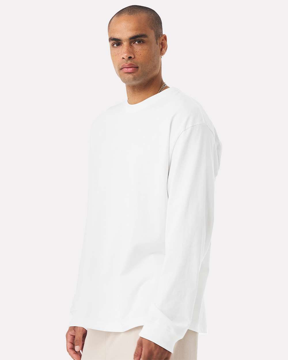 BELLA + CANVAS-4651-7.5 oz Heavyweight Long Sleeve Tee - Image 60