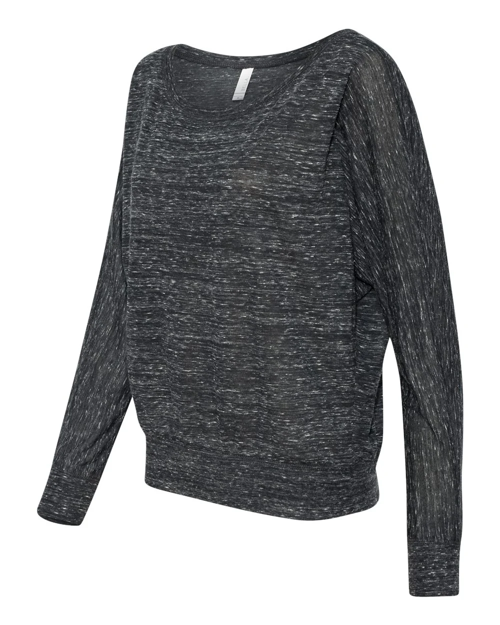 BELLA + CANVAS-8850-Women’s Flowy Off Shoulder Long Sleeve Tee - Image 4