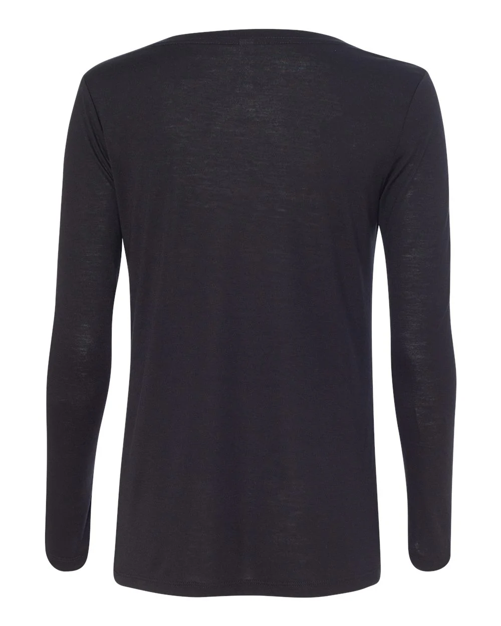 BELLA + CANVAS-8855-Women's Flowy Long Sleeve V-Neck Tee - Image 5