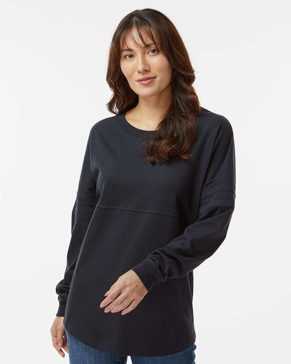 Boxercraft-BW3514-Women's Pom Pom Long Sleeve Jersey T-Shirt - Image 5