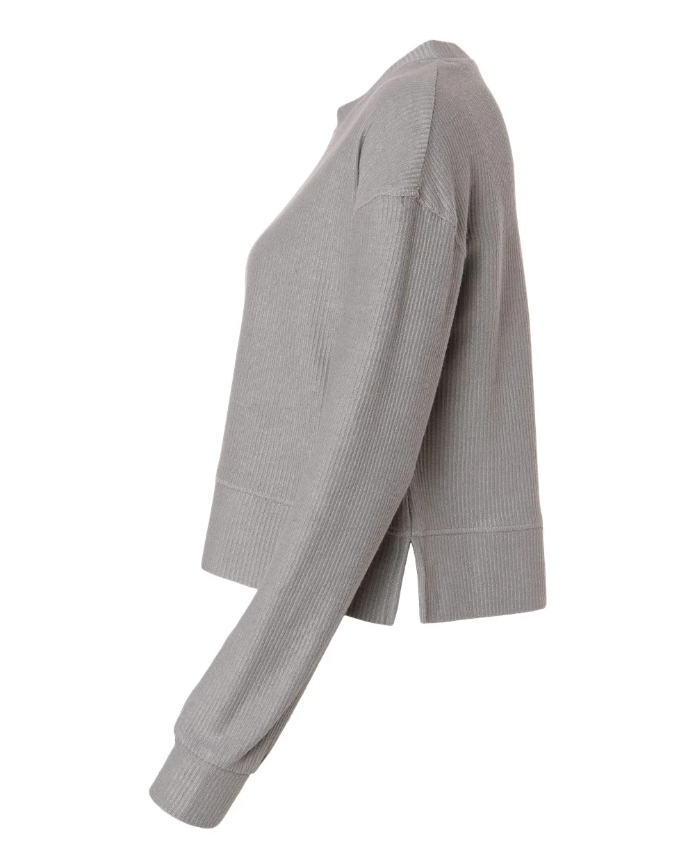 Boxercraft-BW5102-Women's Ribbed Knit Cropped Boxy Crew - Image 25