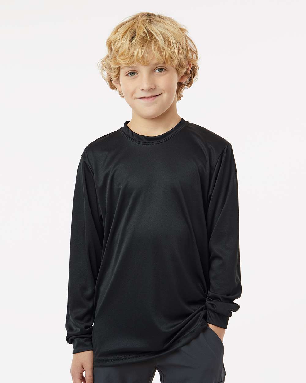 C2 Sport-5204-Youth Performance Long Sleeve T-Shirt - Image 5