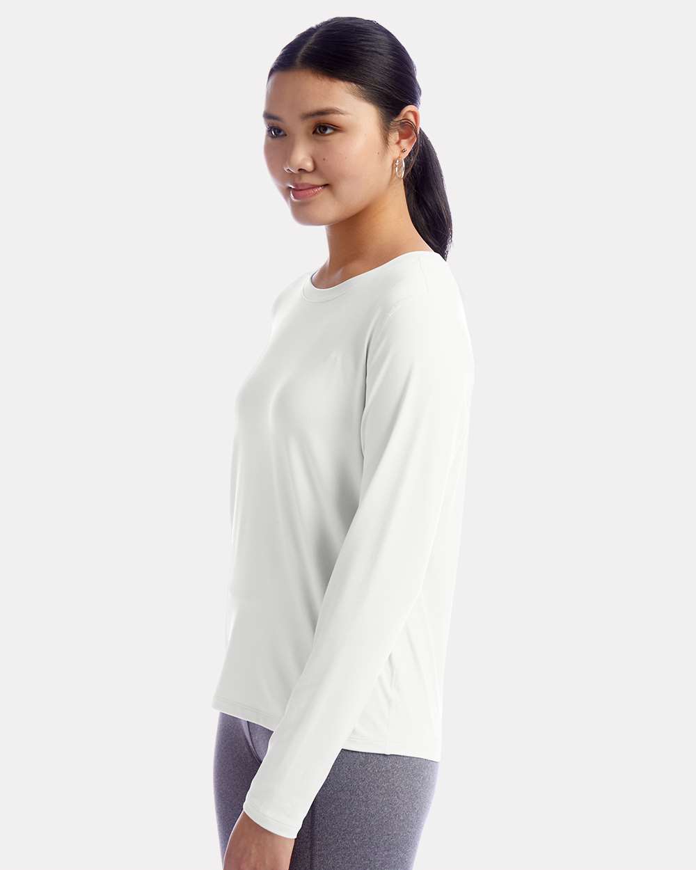 Champion-CHP140-Women's Sport Soft Touch Long Sleeve T-Shirt - Image 24
