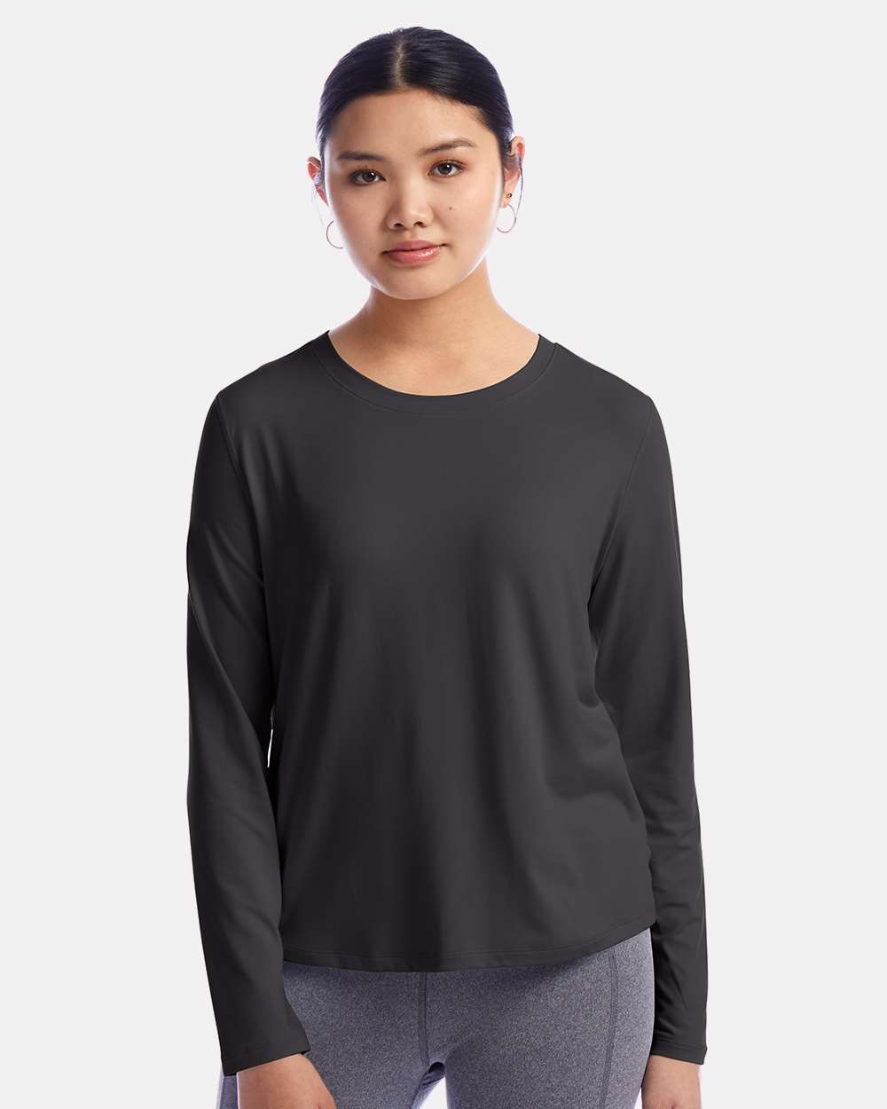 Champion-CHP140-Women's Sport Soft Touch Long Sleeve T-Shirt - Image 5