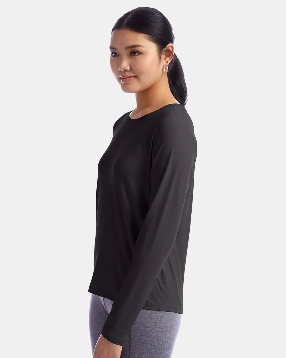Champion-CHP140-Women's Sport Soft Touch Long Sleeve T-Shirt - Image 6