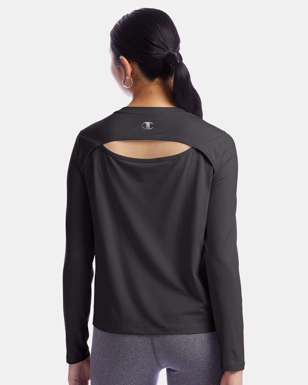 Champion-CHP140-Women's Sport Soft Touch Long Sleeve T-Shirt - Image 7