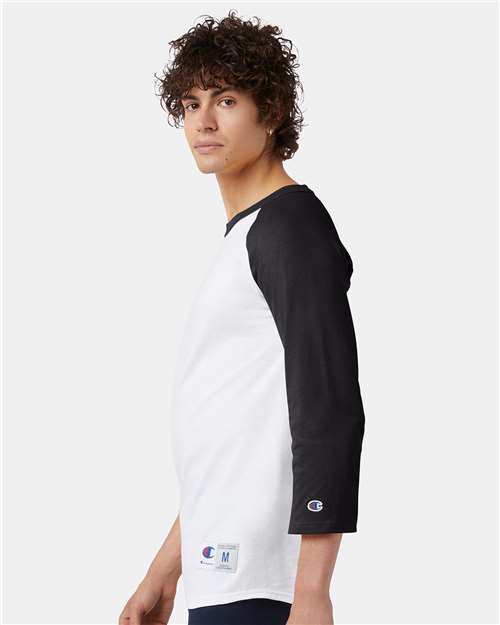 Champion-T137-Raglan Sleeve Baseball T-Shirt - Image 61