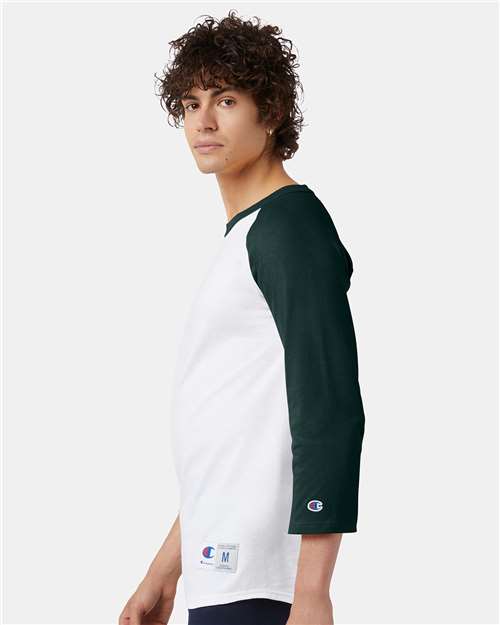 Champion-T137-Raglan Sleeve Baseball T-Shirt - Image 64