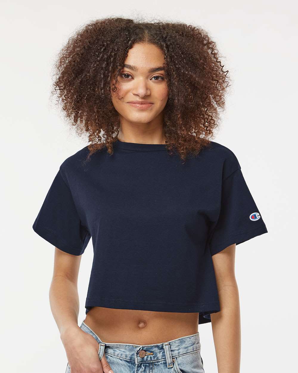 Champion-T453W-Women's Heritage Jersey Crop T-Shirt - Image 11
