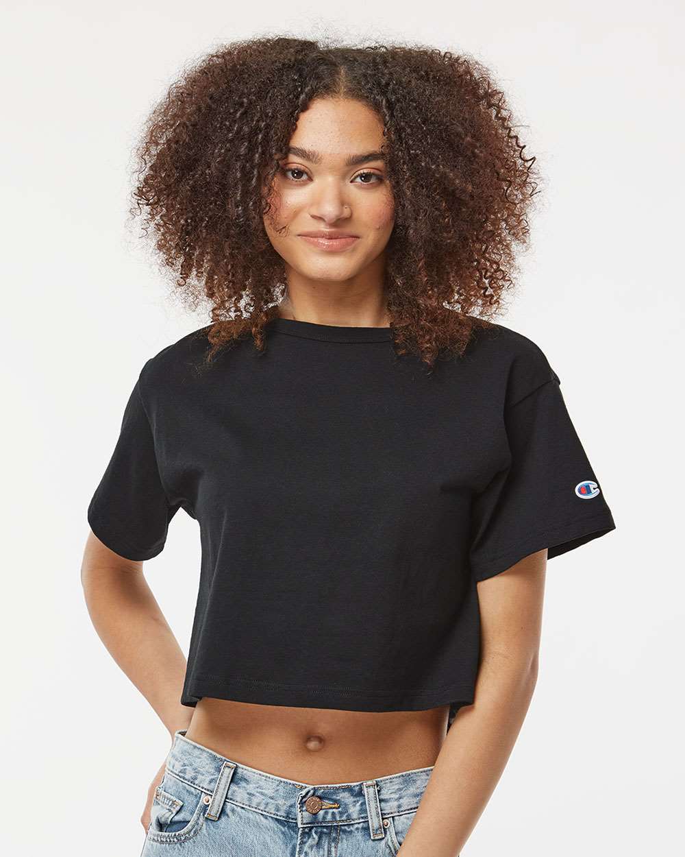 Champion-T453W-Women's Heritage Jersey Crop T-Shirt - Image 5