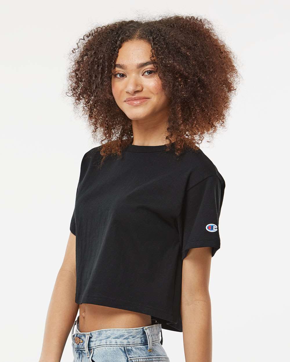 Champion-T453W-Women's Heritage Jersey Crop T-Shirt - Image 6