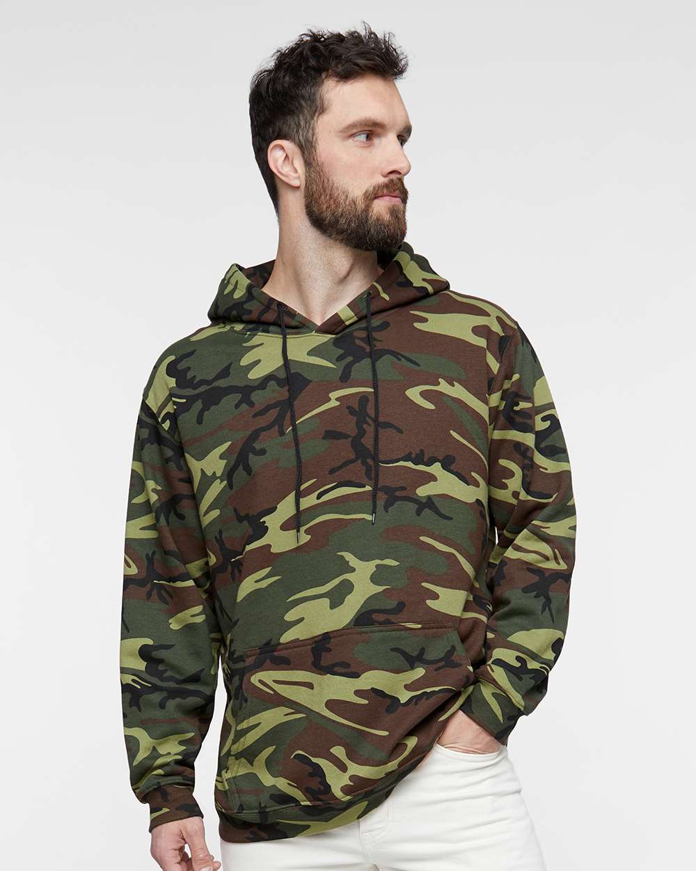 Code Five-3969-Camo Pullover Fleece Hoodie - Image 6