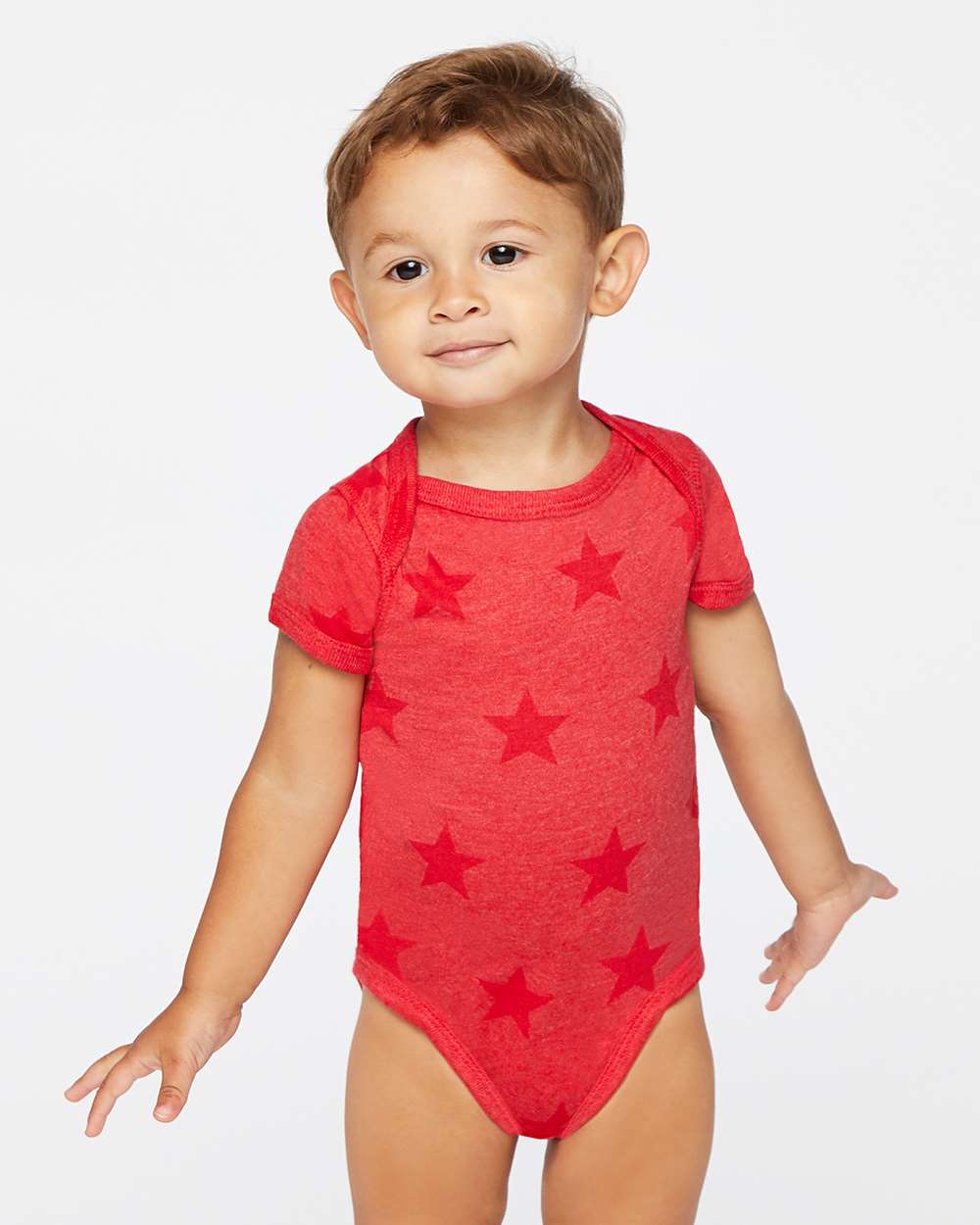 Code Five-4329-Infant Star Print Bodysuit - Image 23