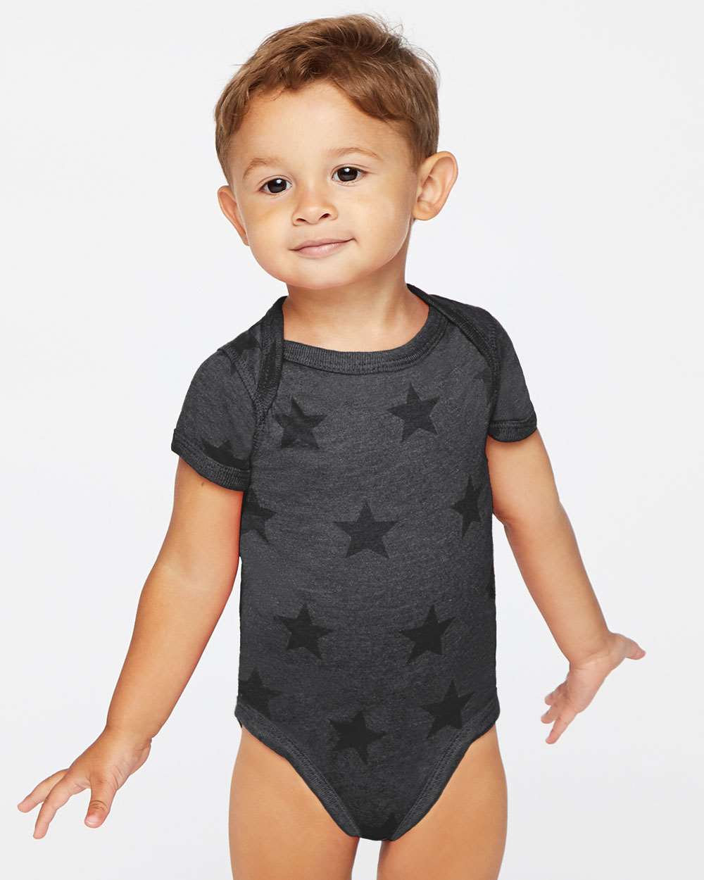 Code Five-4329-Infant Star Print Bodysuit - Image 35