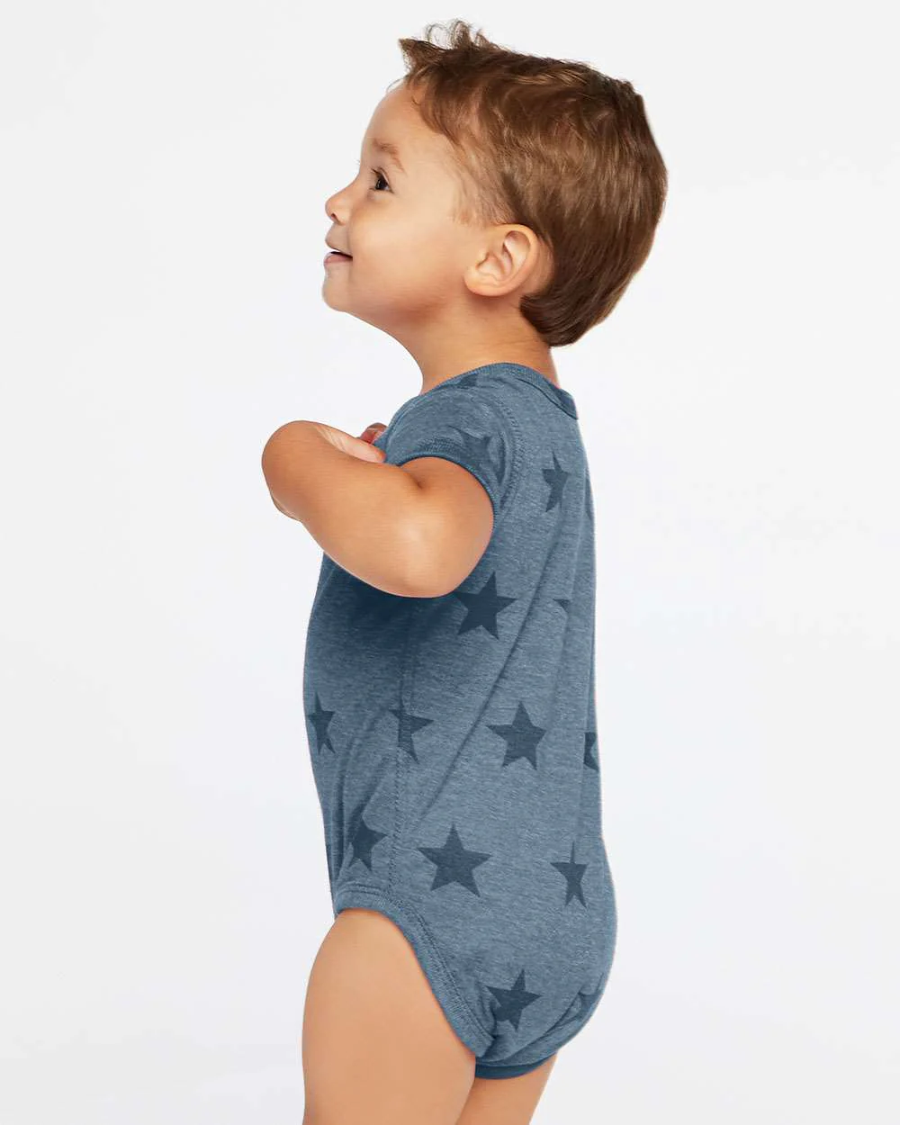 Code Five-4329-Infant Star Print Bodysuit - Image 6