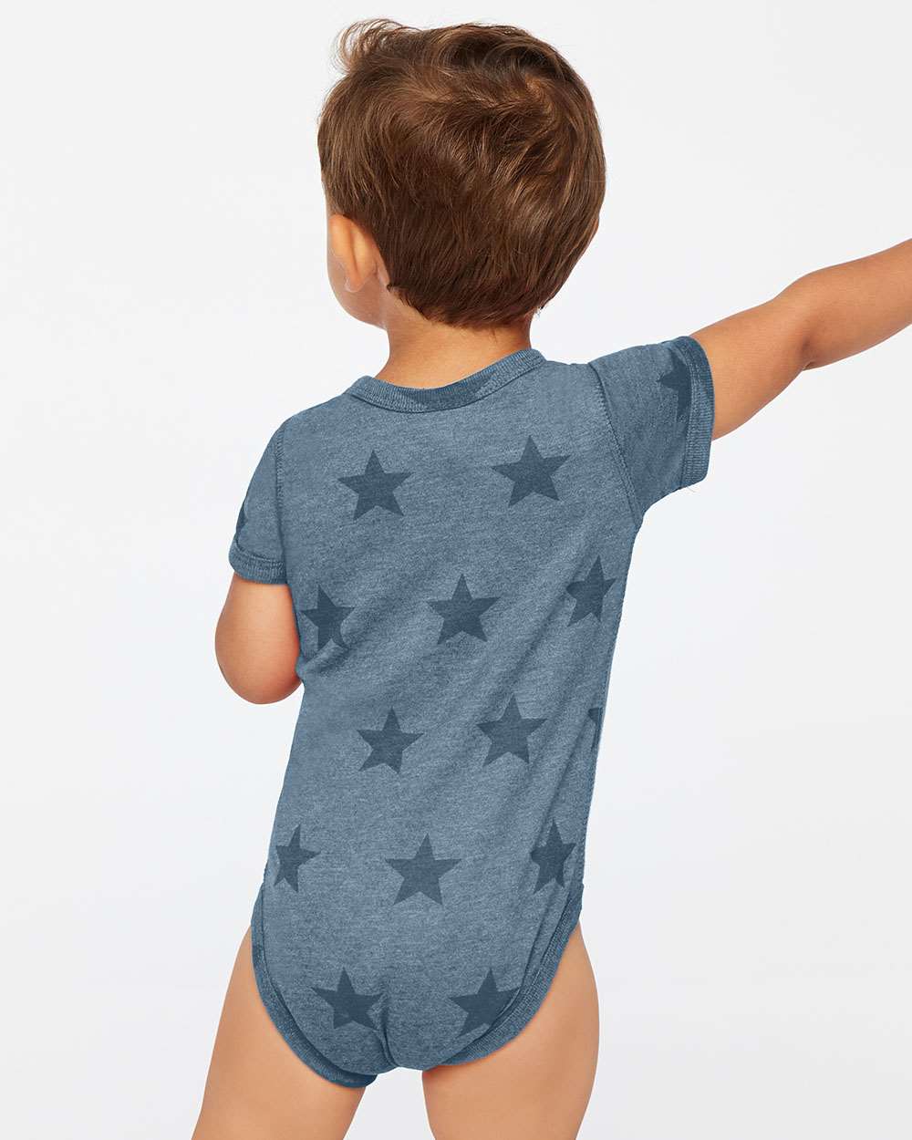 Code Five-4329-Infant Star Print Bodysuit - Image 7