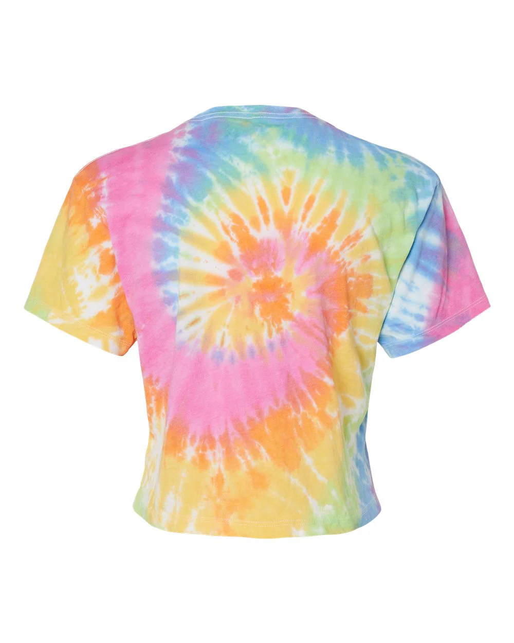 Colortone-1050-Women's Tie-Dyed Crop T-Shirt - Image 15