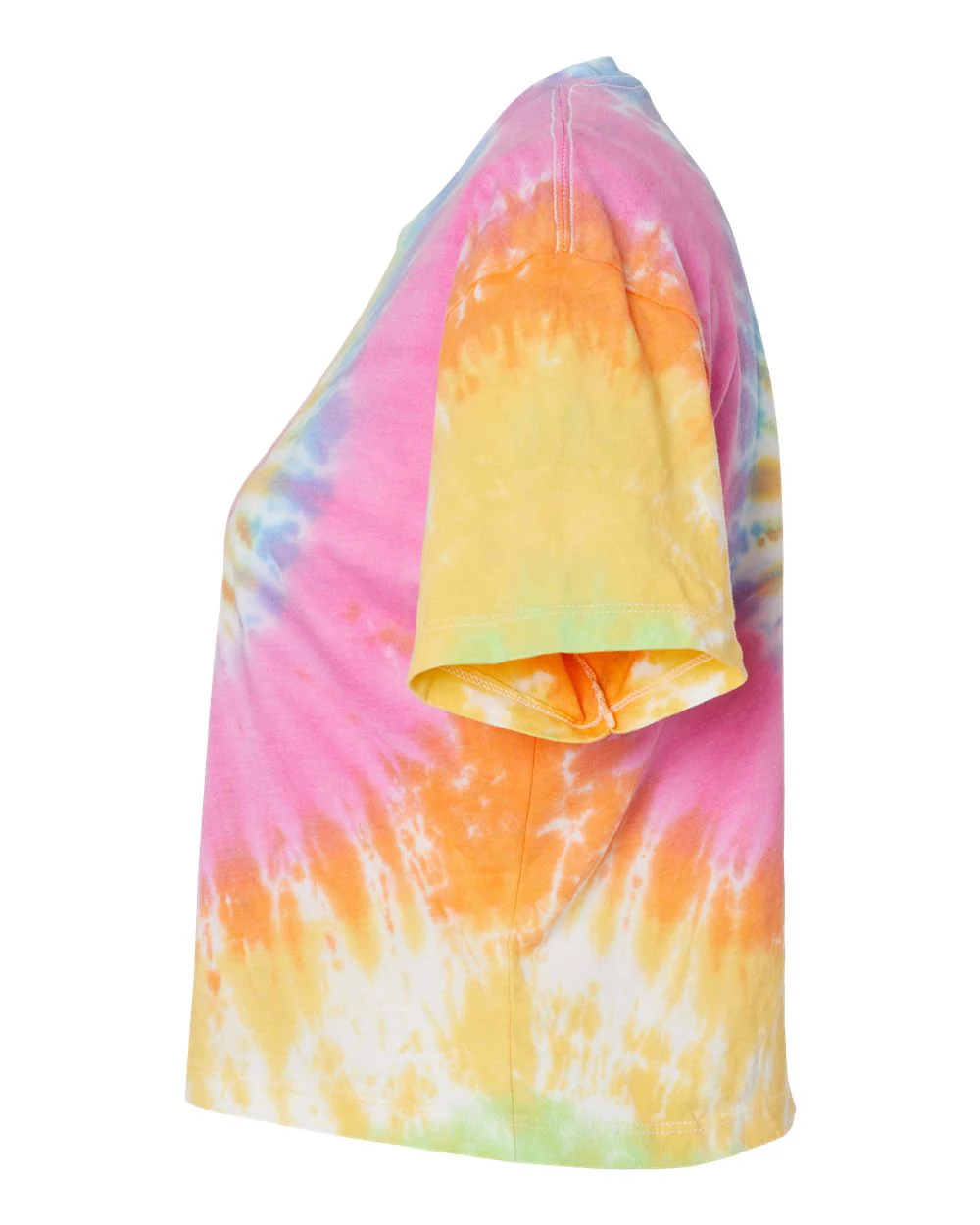 Colortone-1050-Women's Tie-Dyed Crop T-Shirt - Image 16