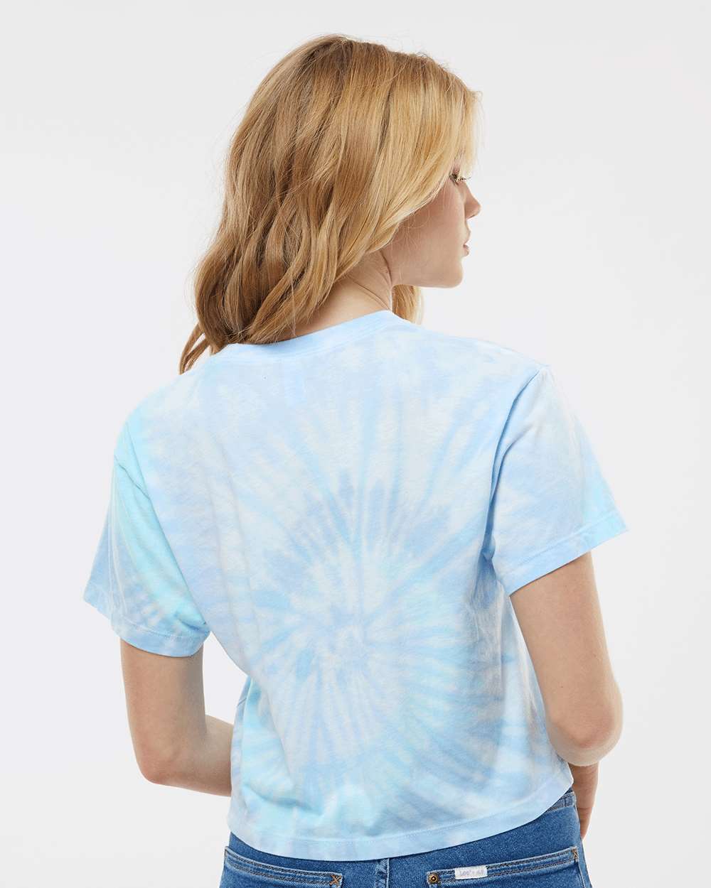 Colortone-1050-Women's Tie-Dyed Crop T-Shirt - Image 25