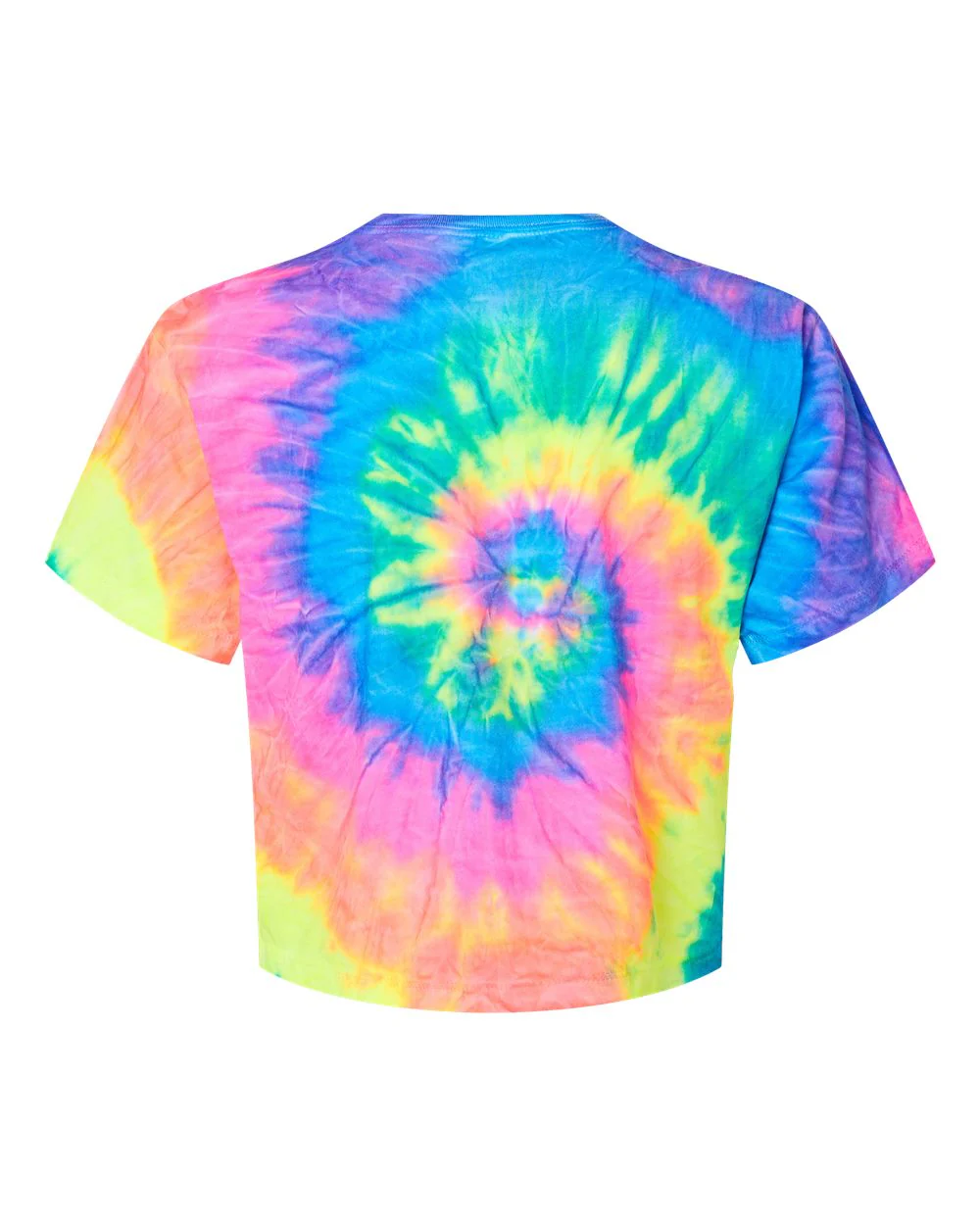 Colortone-1050-Women's Tie-Dyed Crop T-Shirt - Image 27