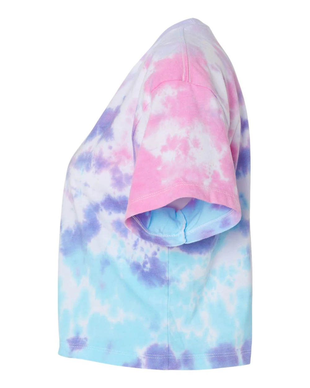 Colortone-1050-Women's Tie-Dyed Crop T-Shirt - Image 4