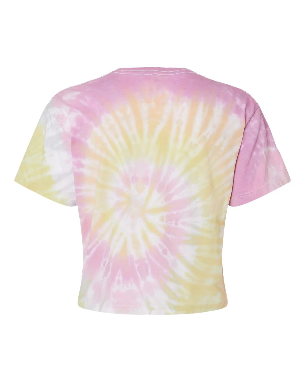 Colortone-1050-Women's Tie-Dyed Crop T-Shirt - Image 9