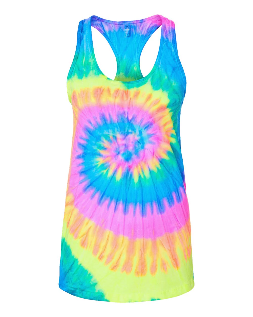 Colortone-3400-Women's Tie-Dyed Racerback Tank Top - Image 26