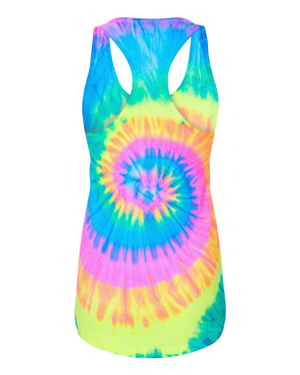 Colortone-3400-Women's Tie-Dyed Racerback Tank Top - Image 27