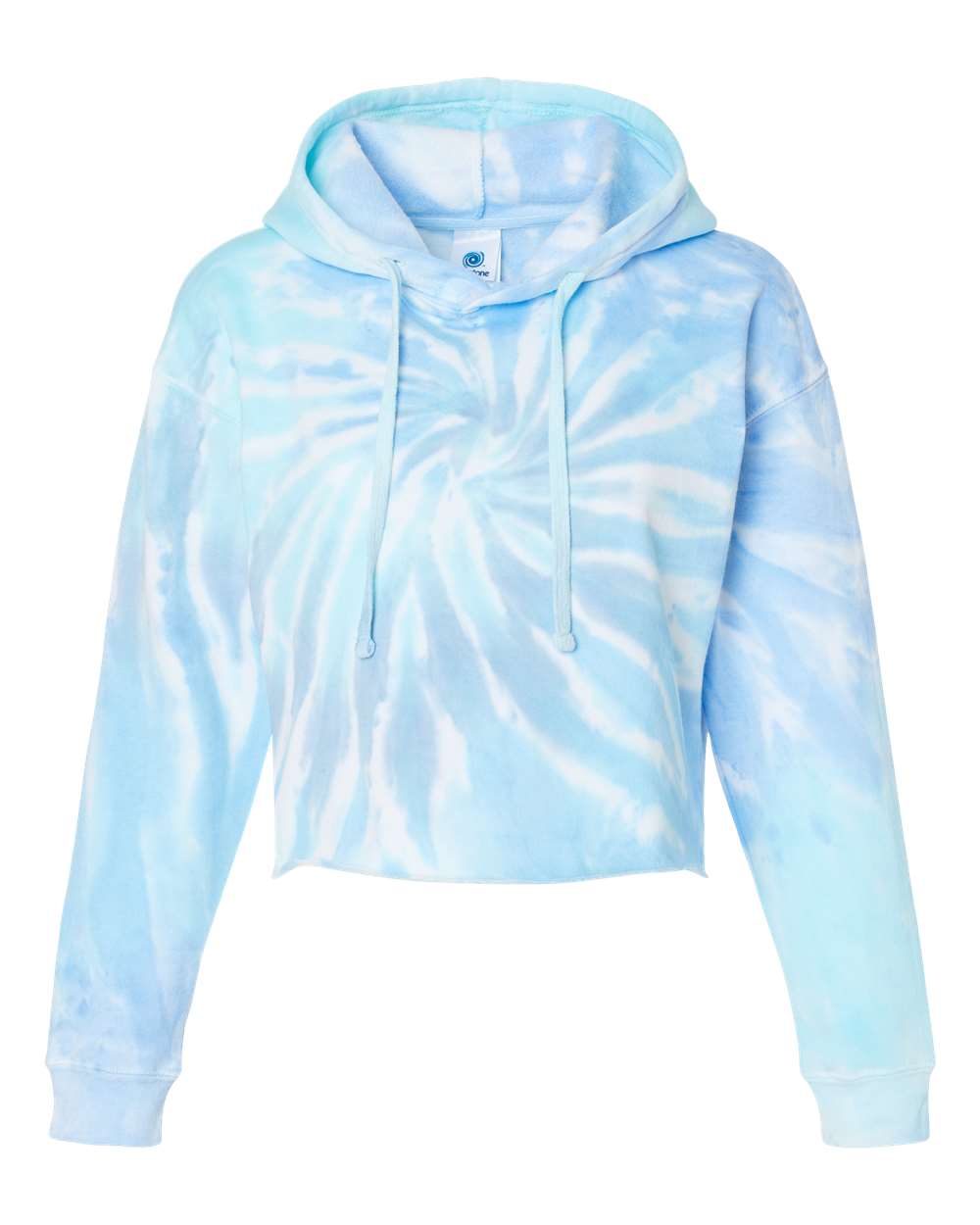 Colortone-8333-Women's Tie-Dyed Crop Hooded Sweatshirt - Image 20
