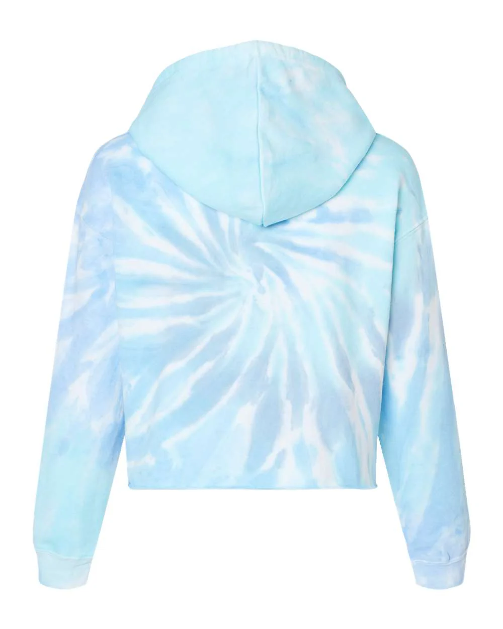Colortone-8333-Women's Tie-Dyed Crop Hooded Sweatshirt - Image 21