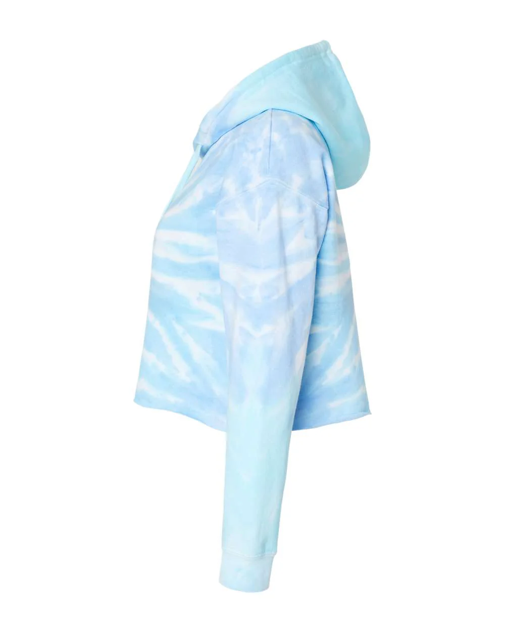 Colortone-8333-Women's Tie-Dyed Crop Hooded Sweatshirt - Image 22