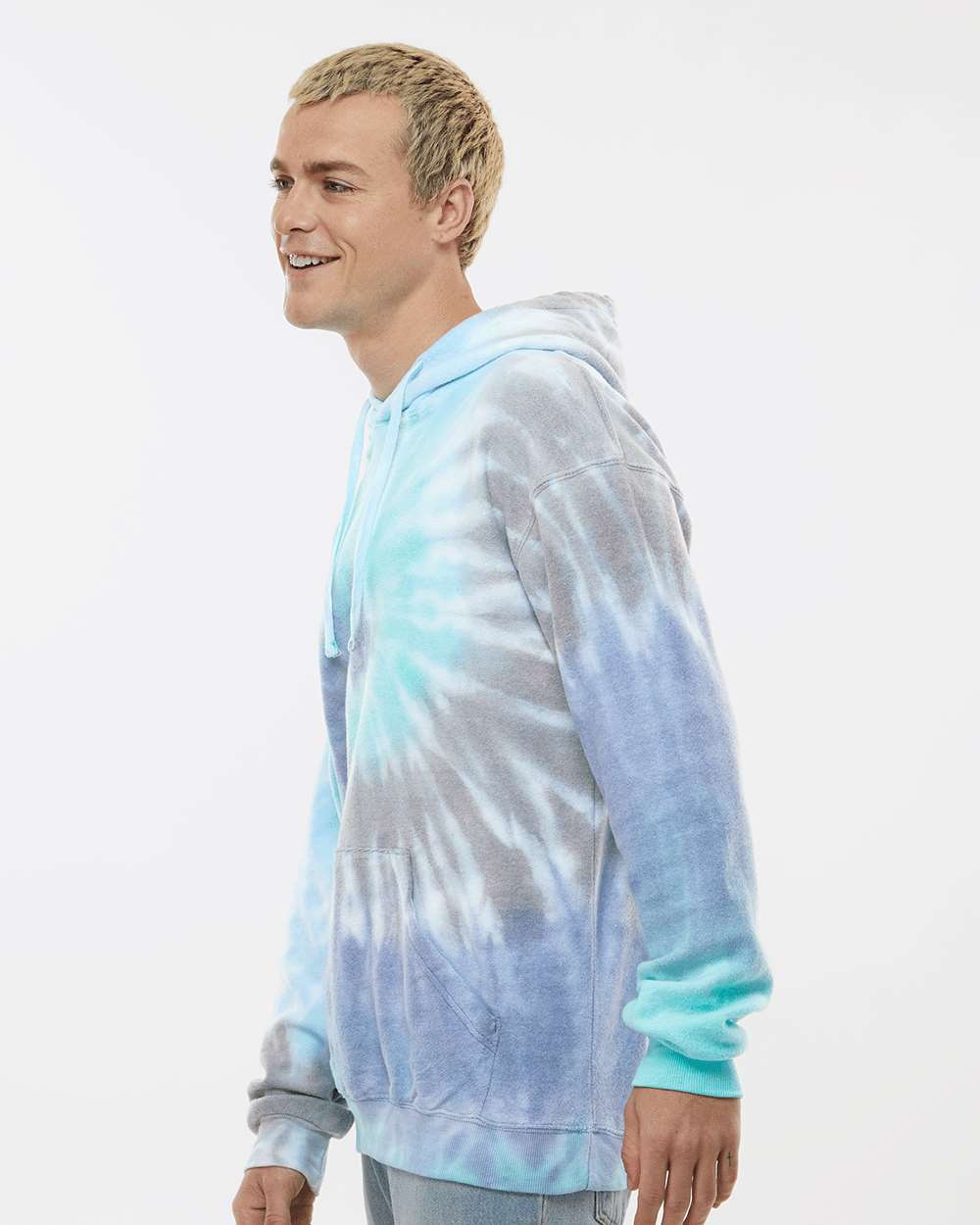 Colortone-8600-Tie-Dyed Cloud Fleece Hooded Sweatshirt - Image 12