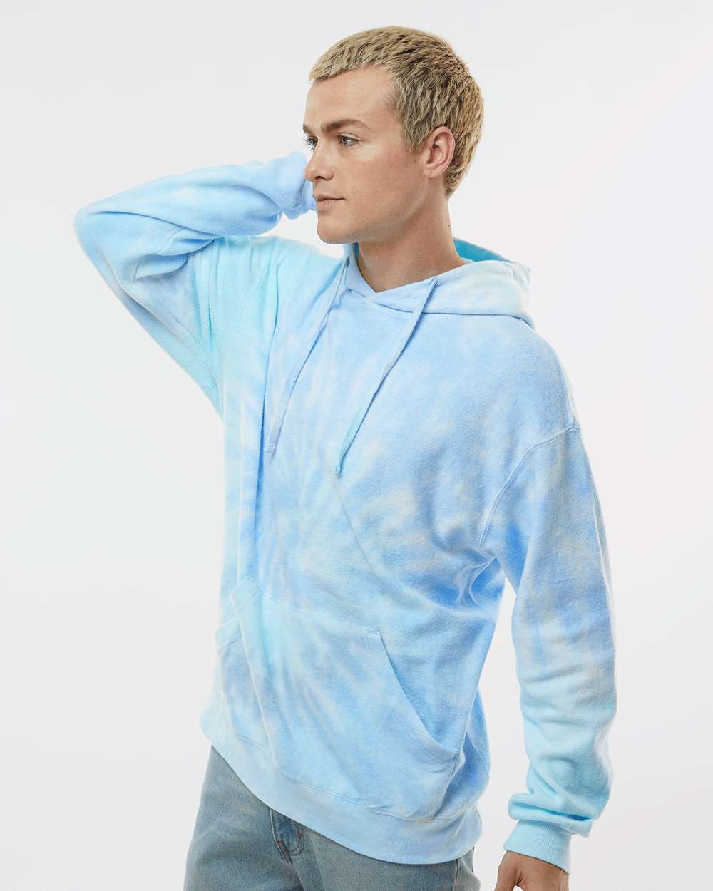 Colortone-8600-Tie-Dyed Cloud Fleece Hooded Sweatshirt - Image 18